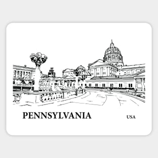 Pennsylvania State USA Sticker